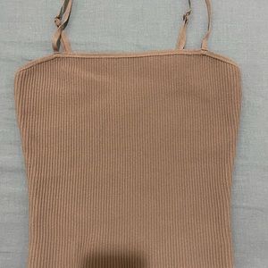 Aritzia tank top size S color Fluent Taupe